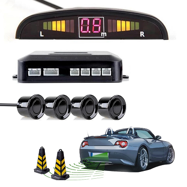SENSOR MARCHA ATRÁS KIT, Sensor reversa con 4 sensores