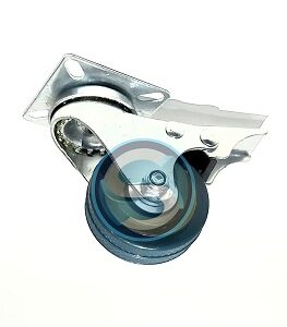 Rueda Giratoria Con Freno 50mm Goma-metal Unidad