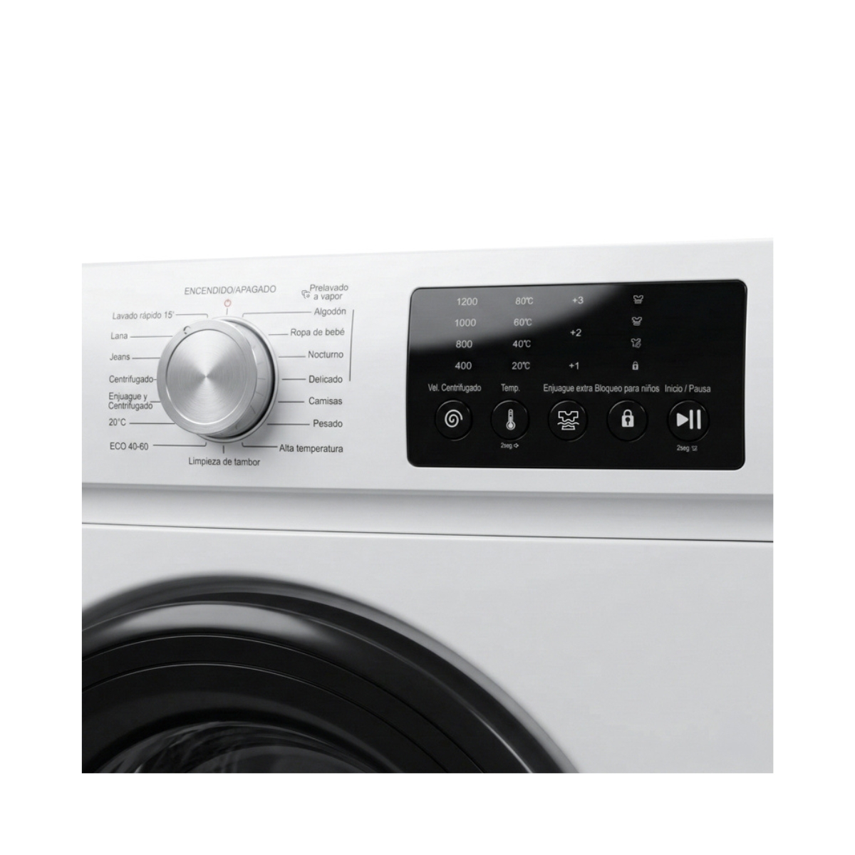 LAVARROPAS INVERTER CARGA FRONTAL 6kg SMARTLIFE - Imagen 3