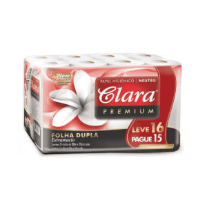 PAPEL HIGIÉNICO CLARA DOBLE HOJA 16 ROLLOS