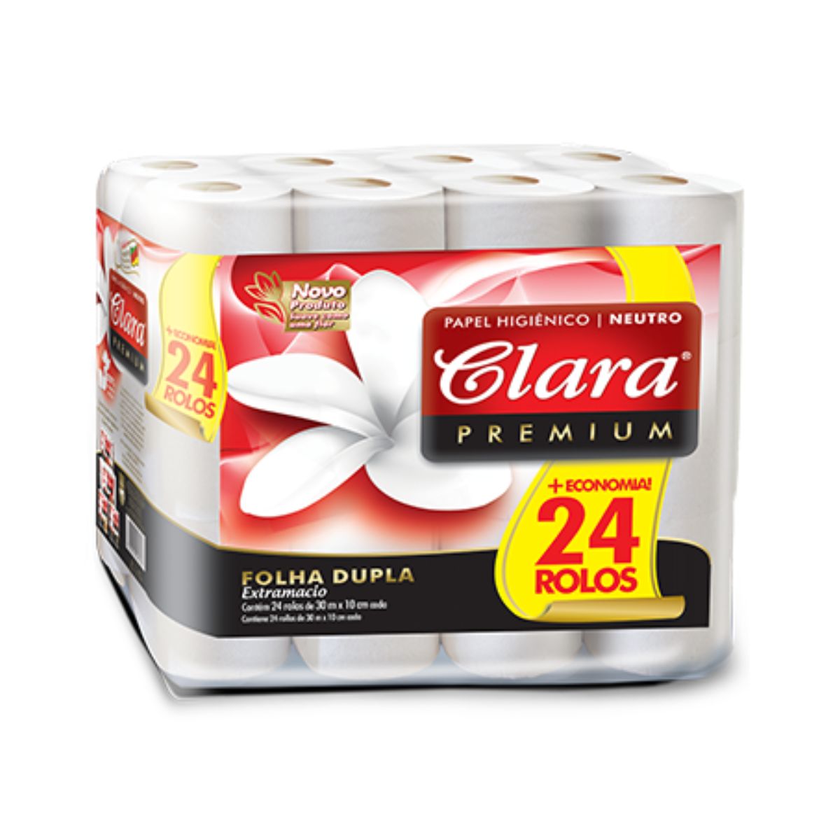 Papel Higiénico Clara Doble Hoja Ph 24 Rollos