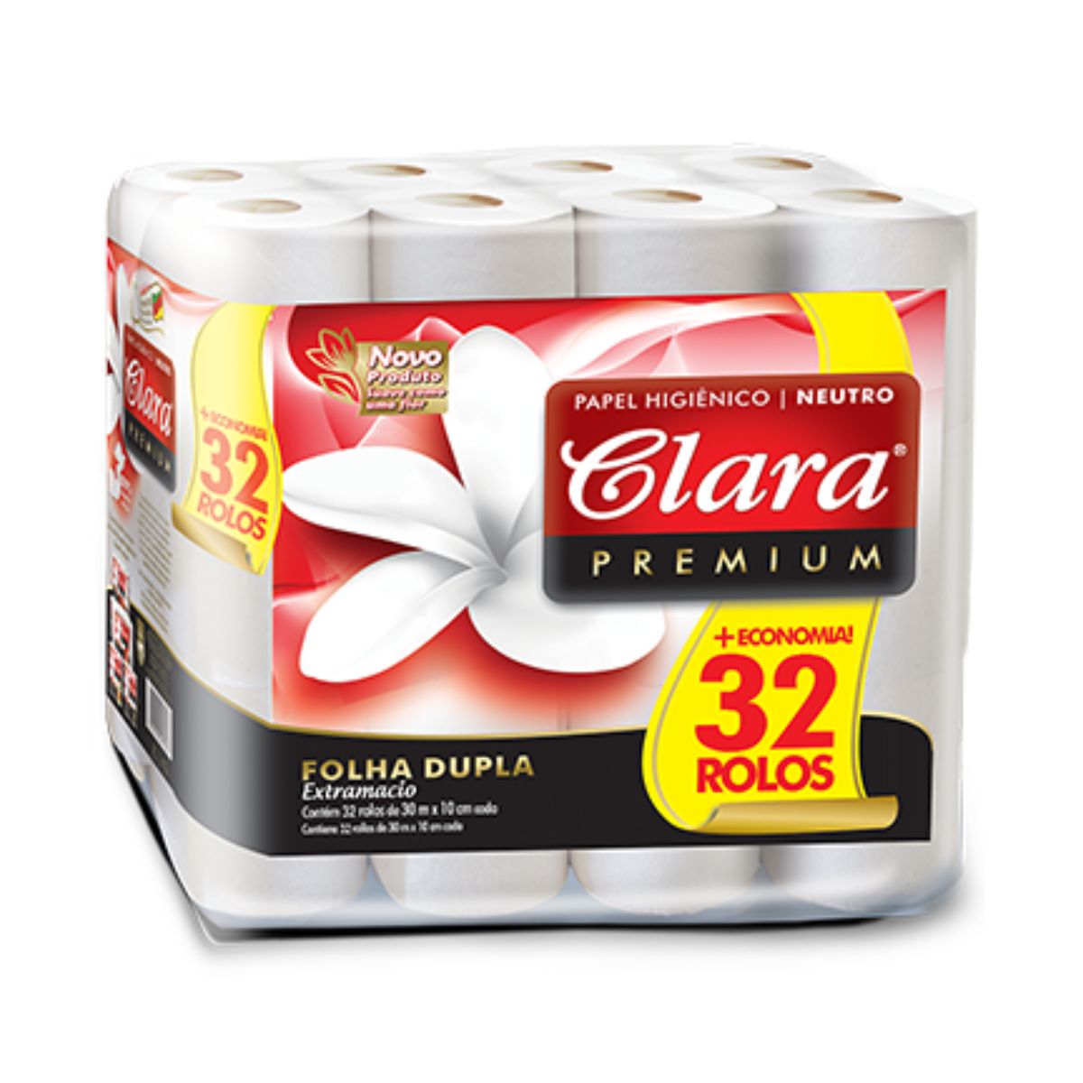 Papel Higiénico Clara Doble Hoja Ph 32 Rollos
