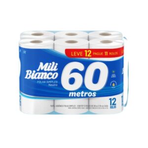 Papel Higiénico Pack 12 rollos de 60 metros