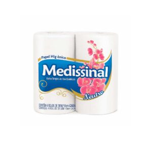 PAPEL HIGIÉNICO MEDISSINAL 4 ROLLOS