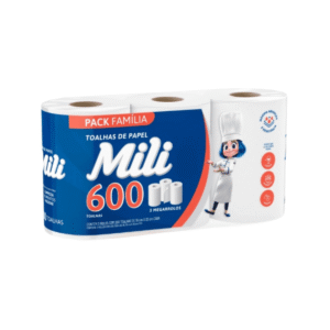Toalla De Cocina Mili Big 600 Paños 3x200 Papel De Cocina