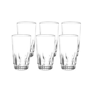 VASO 255ML PACK 6 UNIDADES VIDRIO CRISTAL