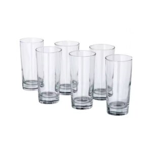 VASO 340ML PACK 6 UNIDADES VIDRIO CRISTAL