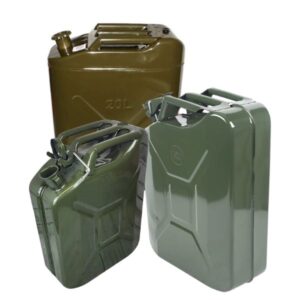 BIDÓN DE LATÓN TANQUE PARA COMBUSTIBLE 20 LITROS MILITAR LATÓN