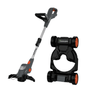 BORDEADORA GLADIATOR A BATERÍA + DECK con BATERÍA Y CARGADOR