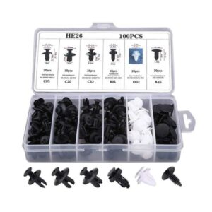 BROCHE CLIP PARA TAPIZADOS DE PUERTAS DE AUTO CON LLAVE