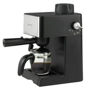CAFETERA PÓRTATIL SMARTLIFE EXPRESSO AUTÓMATICA NEGRA Y PLATEADA