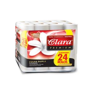 PAPEL HIGIÉNICO CLARA DOBLE HOJA PACK 24 ROLLOS