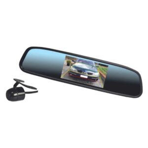 ESPEJO RETROVISOR CON  CÁMARA 4.3 MONITOR MARCHA ATRAS