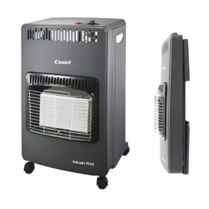 ESTUFA SUPERGAS CON VÁLVULA CUORI SENSOR DE ALTA SEGURIDAD COLO NEGRO