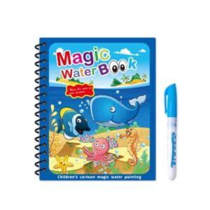LIBRO INFANTIL COLOREABLE CON LÁPIZ RECARGABLE DE AGUA