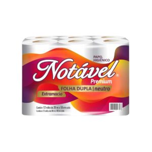 PAPEL HIGIÉNICO DOBLE HOJA NEUTRO PACK 12 ROLLOS