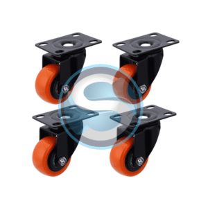 RUEDA GIRATORIA 40MM CON RULEMAN PACK 4 UNIDADES