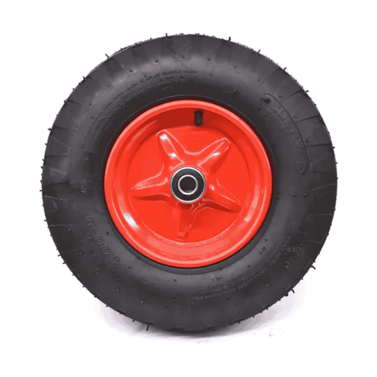 RUEDA INFLABLE LLANTA METAL 40CM DOBLE RULEMAN