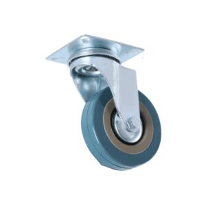 RUEDA GIRATORIA 75MM AZUL