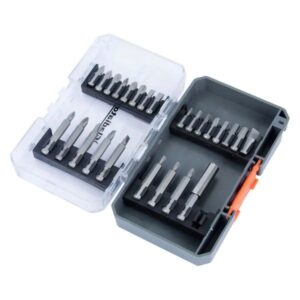 SET DE PUNTAS 25 PIEZAS GLADIATOR PRO DESTORNILLADORES TALADROS