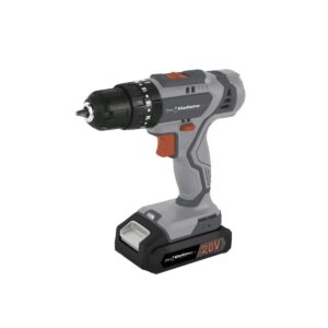 TALADRO ATORNILLADOR PERCUTOR GLADIATOR TPG613/20C1 COLOR GRIS OSCURO FRECUENCIA 0