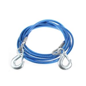 LINGA PARA REMOLCAR ACERO 10MM FORRADA CON GANCHO