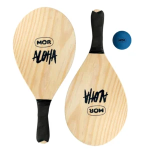 JUEGO DE TENIS PALETAS DE MADREA