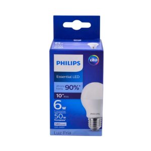 Lámpara LED Philips LEDBulb 6W E27 Luz Fría