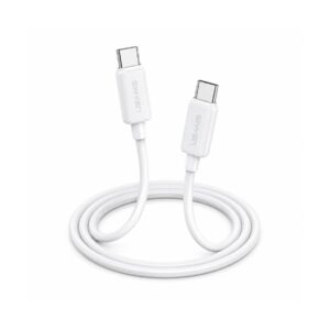 Cable de Datos Carga USB-C a USB-C USAMS SJ691 1M Blanco 60W