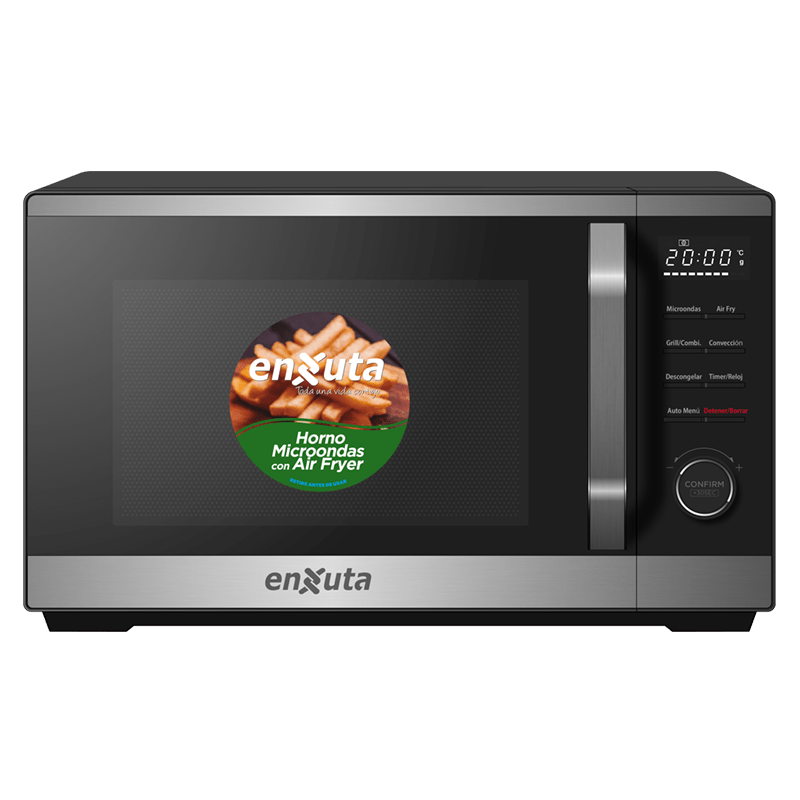Microondas Air Fryer c/Grill y Convección ENXUTA
