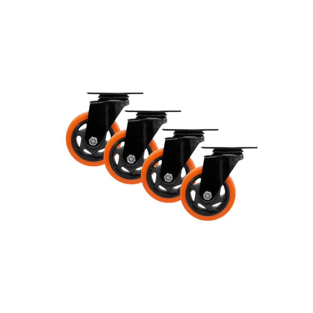RUEDA 100MM GIRATORIAS CON RULEMAN