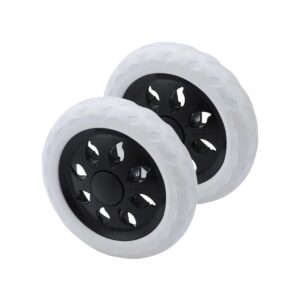 RUEDA PARA CARRITO GOMA ESPUMA Y PLASTICO RIGIDO 2 UNIDADES