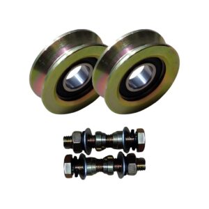 RUEDA PARA PORTON CORREDIZO 60MM V CON RULEMAN 2 UNIDADES