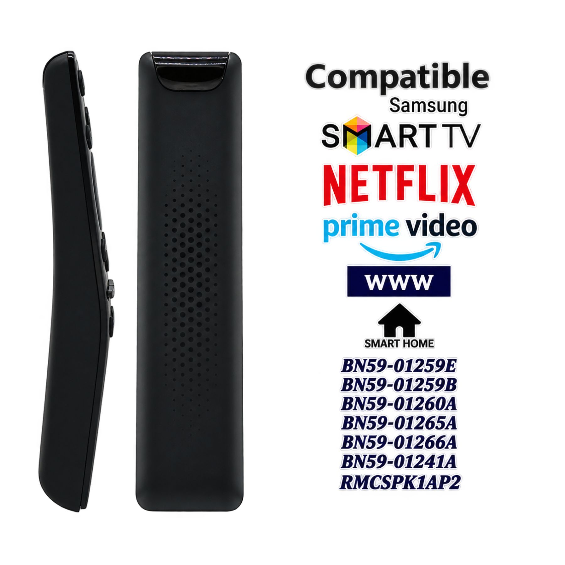 Control Remoto Universal Smart TV Compatible Samsung LED LCD Netflix Prime Video - Imagen 2