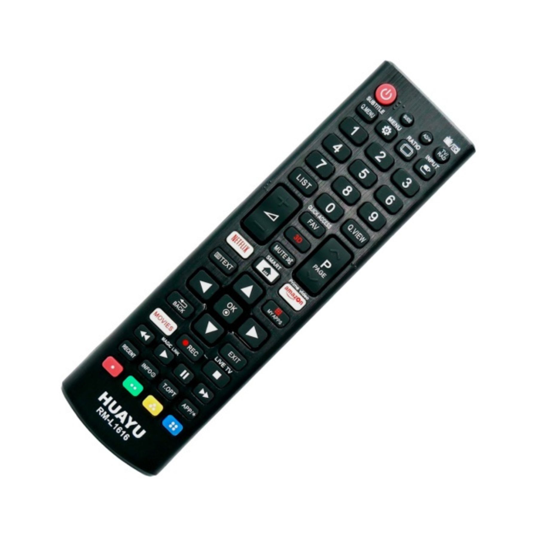CONTROL REMOTO UNIVERSAL TV SMART VARIAS MARCAS NETFLIX AMAZON
