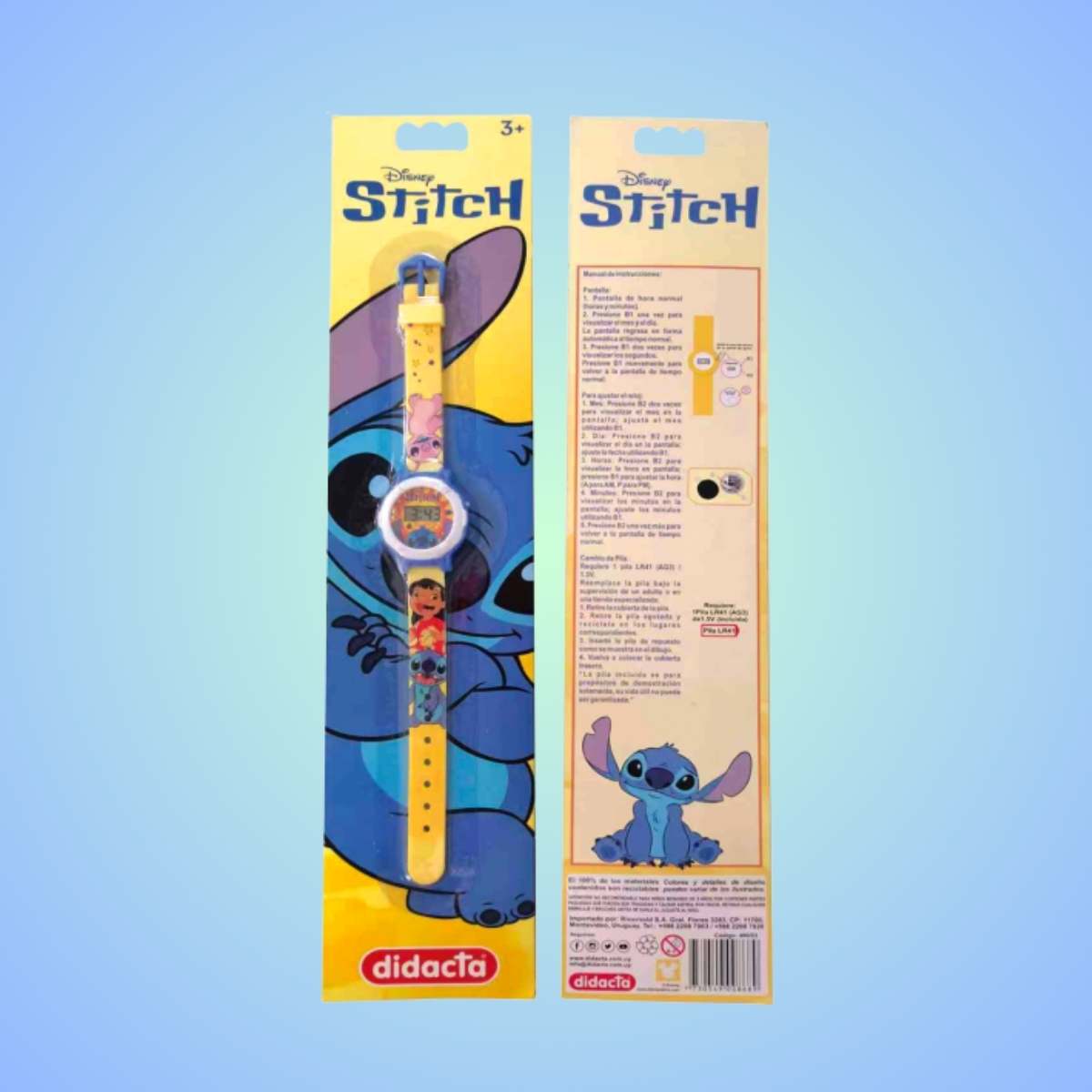 RELOJ PERSONAJES DIGITAL STITCH PARA NIÑOS - Imagen 2