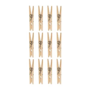 Palillos para Ropa de Madera Mor – 12 Unidades