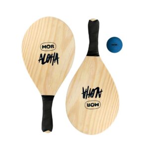Juego de Tenis para Playa Mor Aloha – 2 Paletas + Pelota
