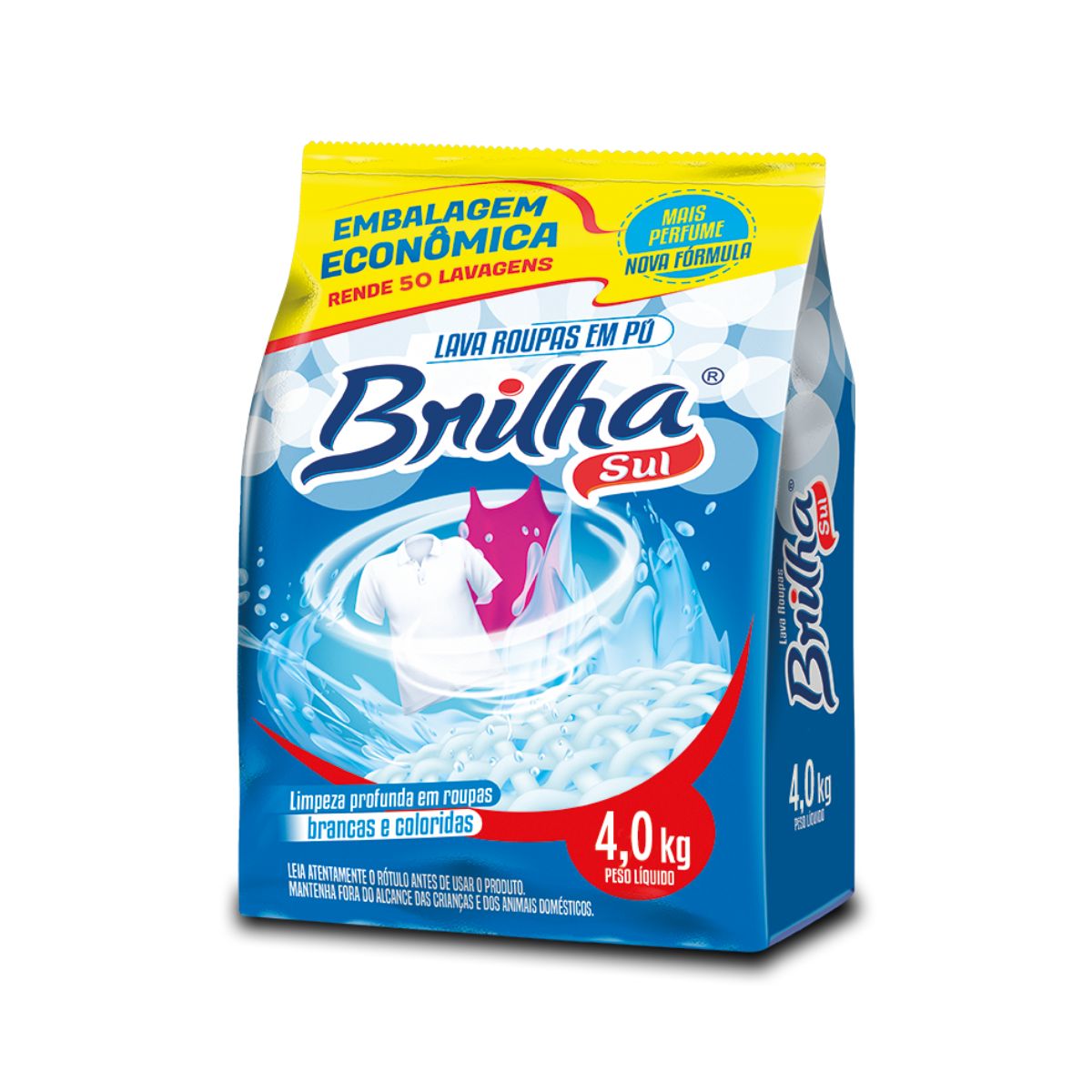 Jabón en polvo Brilha Sul para lavarropas 4 kg
