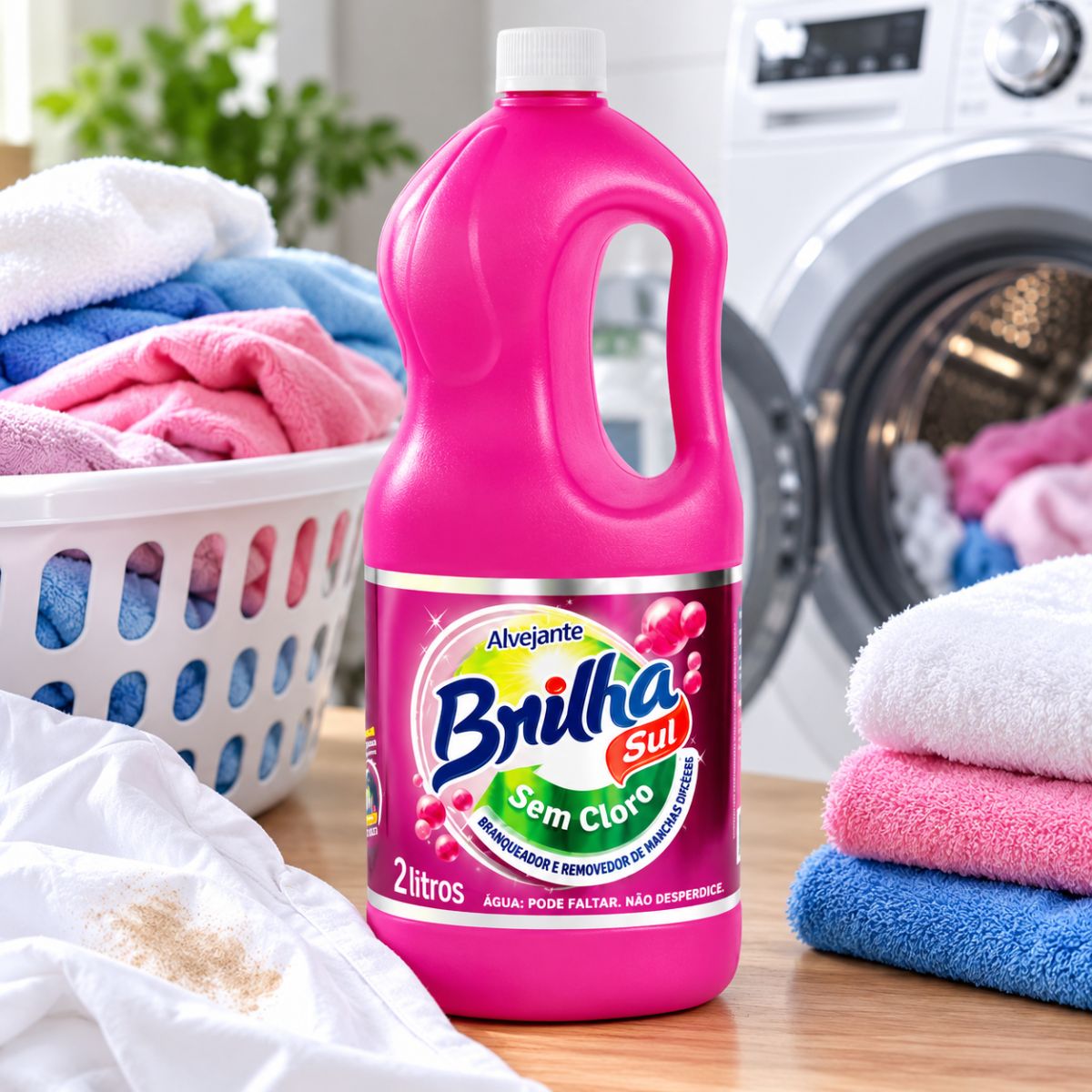 Removedor de manchas Brilha Sul sin cloro para ropa detalle