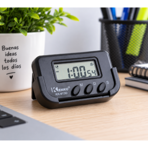 RELOJ DIGITAL MULTIFUNCIÓN CON SOPORTE