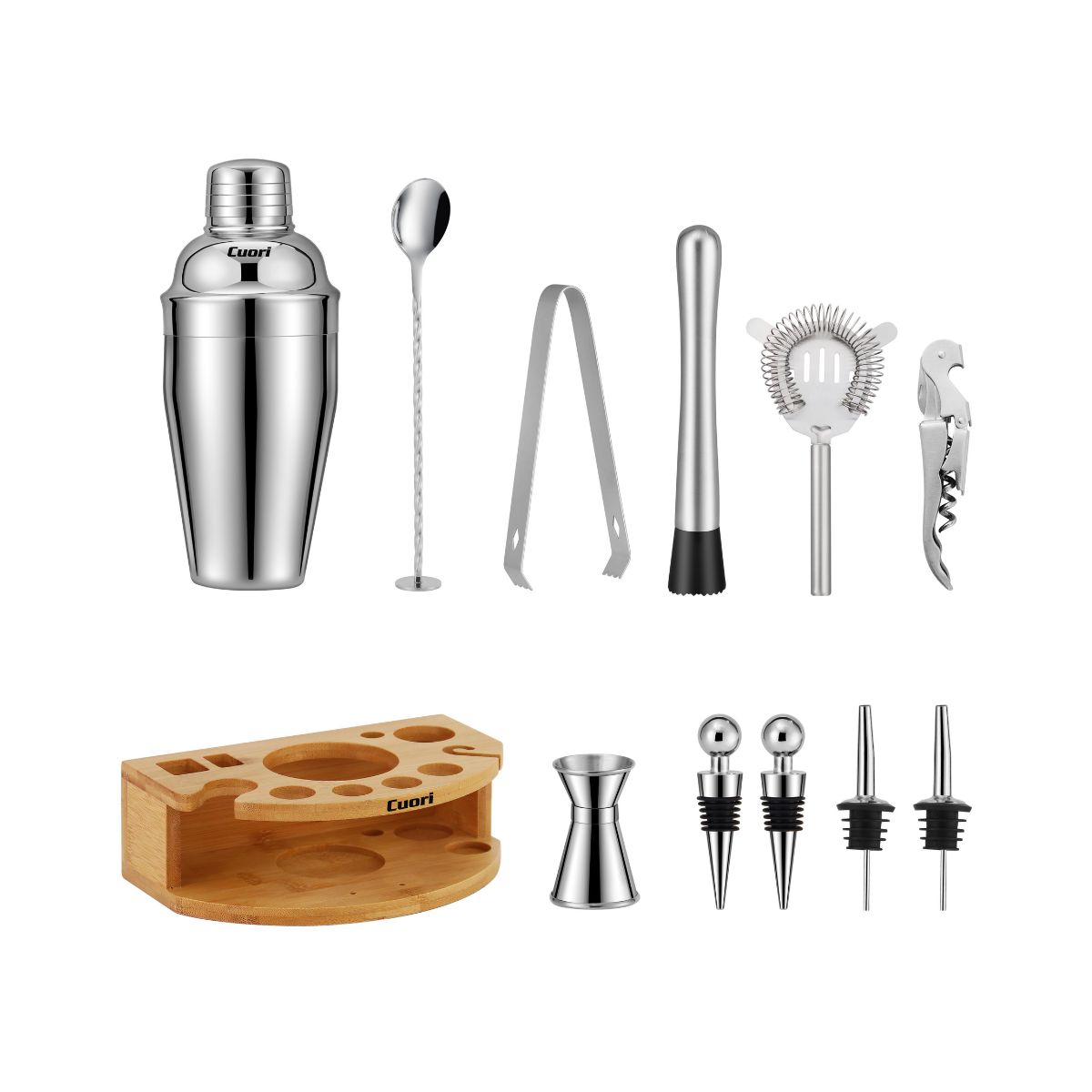 Set de Bar 12 Piezas Cuori – Kit para Cócteles - Imagen 2