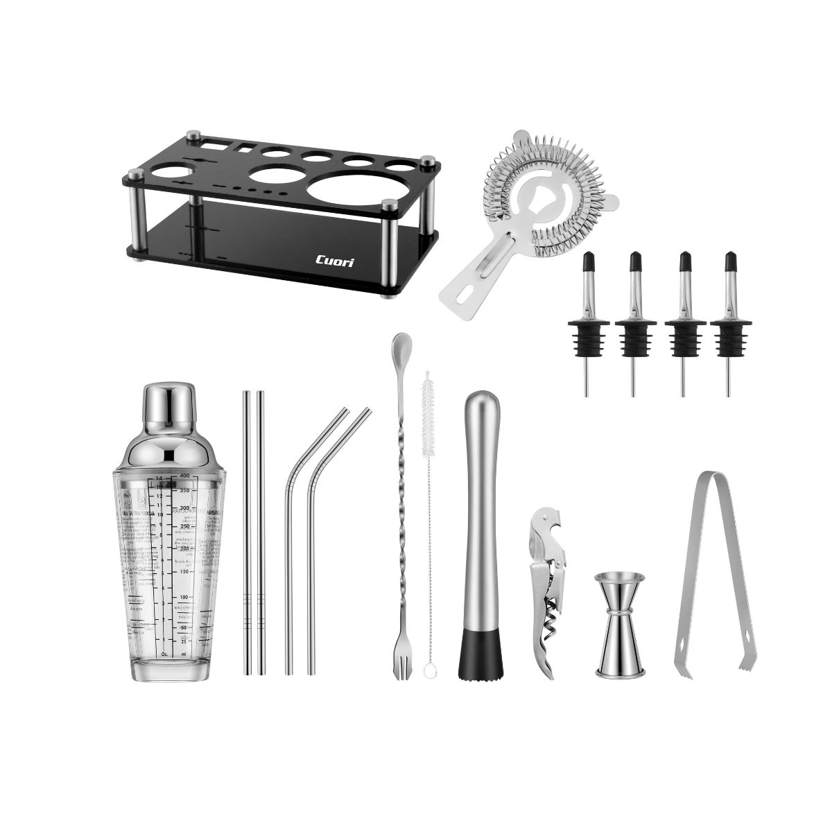 Set de Bar 17 Piezas – Kit Completo para Cócteles - Imagen 2