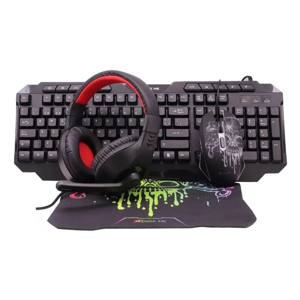 COMBO GAMER 4 EN 1 XTRIKE-ME - Imagen 3