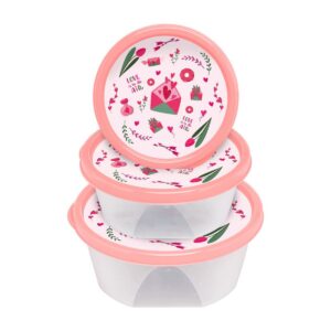 Set Tupper 3 Piezas 370/740/1220ml Jaguar