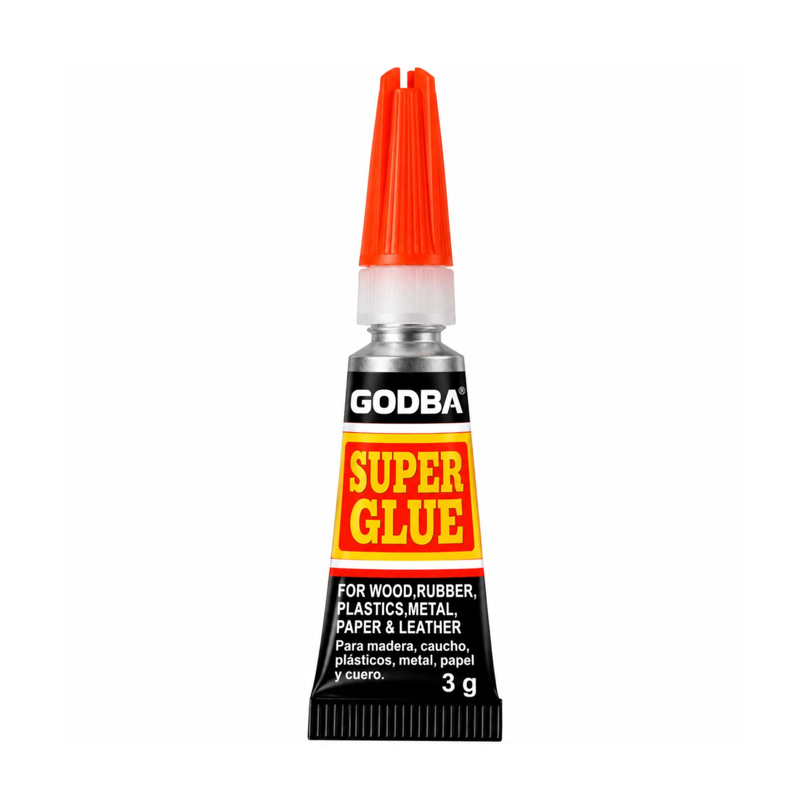 Adhesivo instantáneo GODBA Super Glue 3 g multipropósito