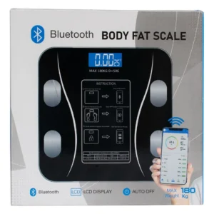 Balanza inteligente corporal Bluetooth con app hasta 180 kg