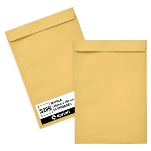 Sobres Manila 120 x 190 mm pack de 100 unidades