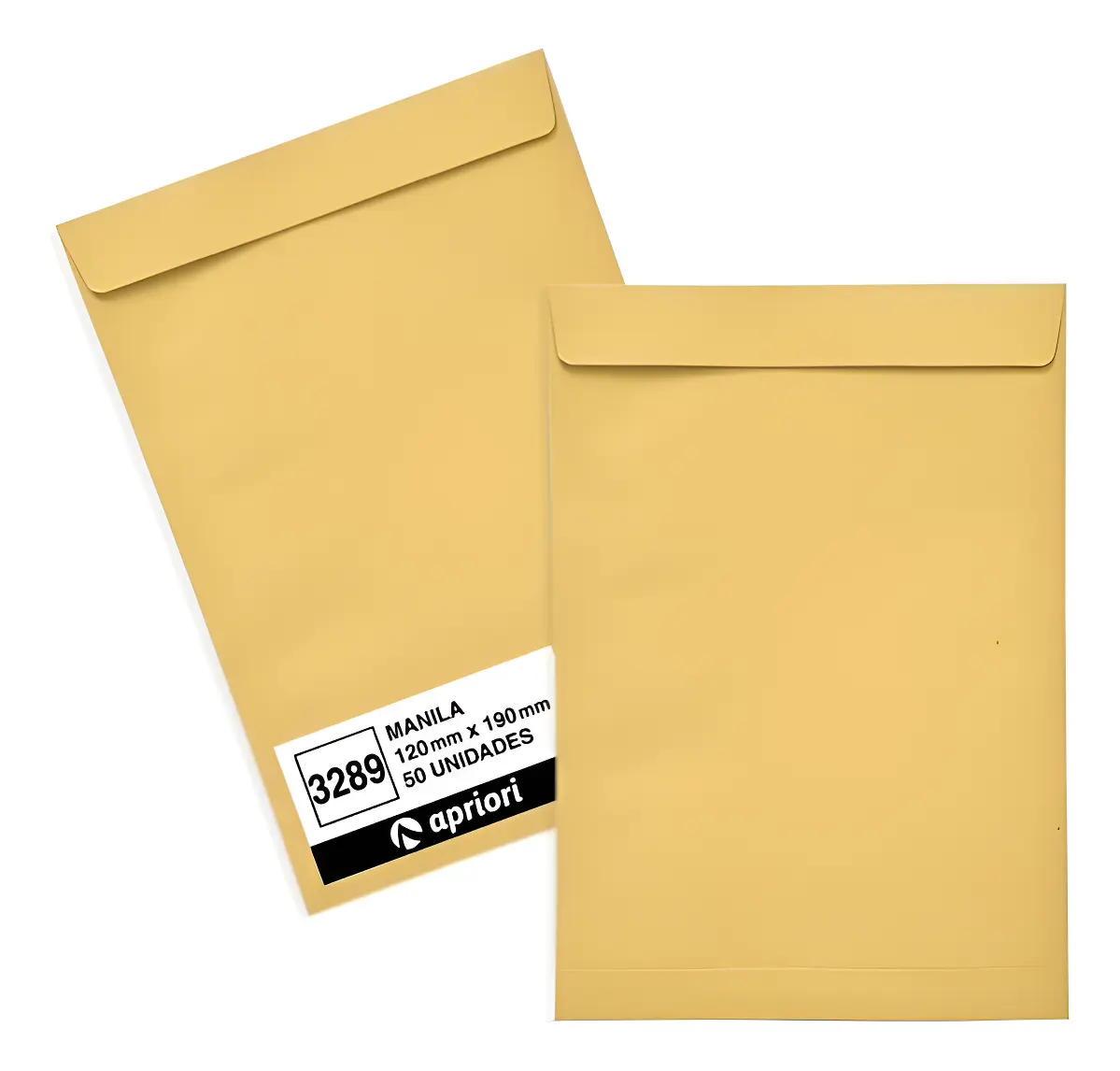Sobres Manila 120 x 190 mm pack de 100 unidades