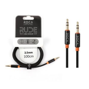 Cable auxiliar Roca 3,5 mm a 3,5 mm 1 metro
